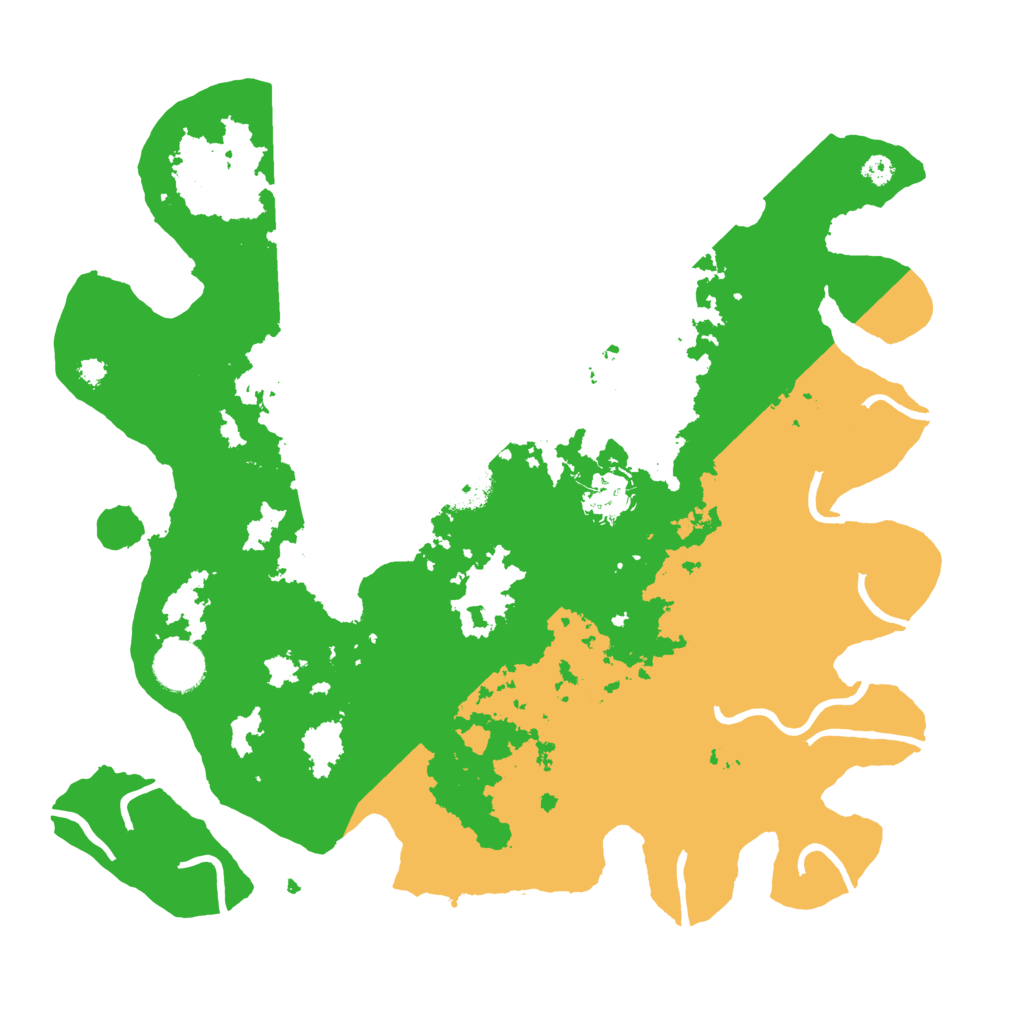 Biome Rust Map: Procedural Map, Size: 3500, Seed: 798798516