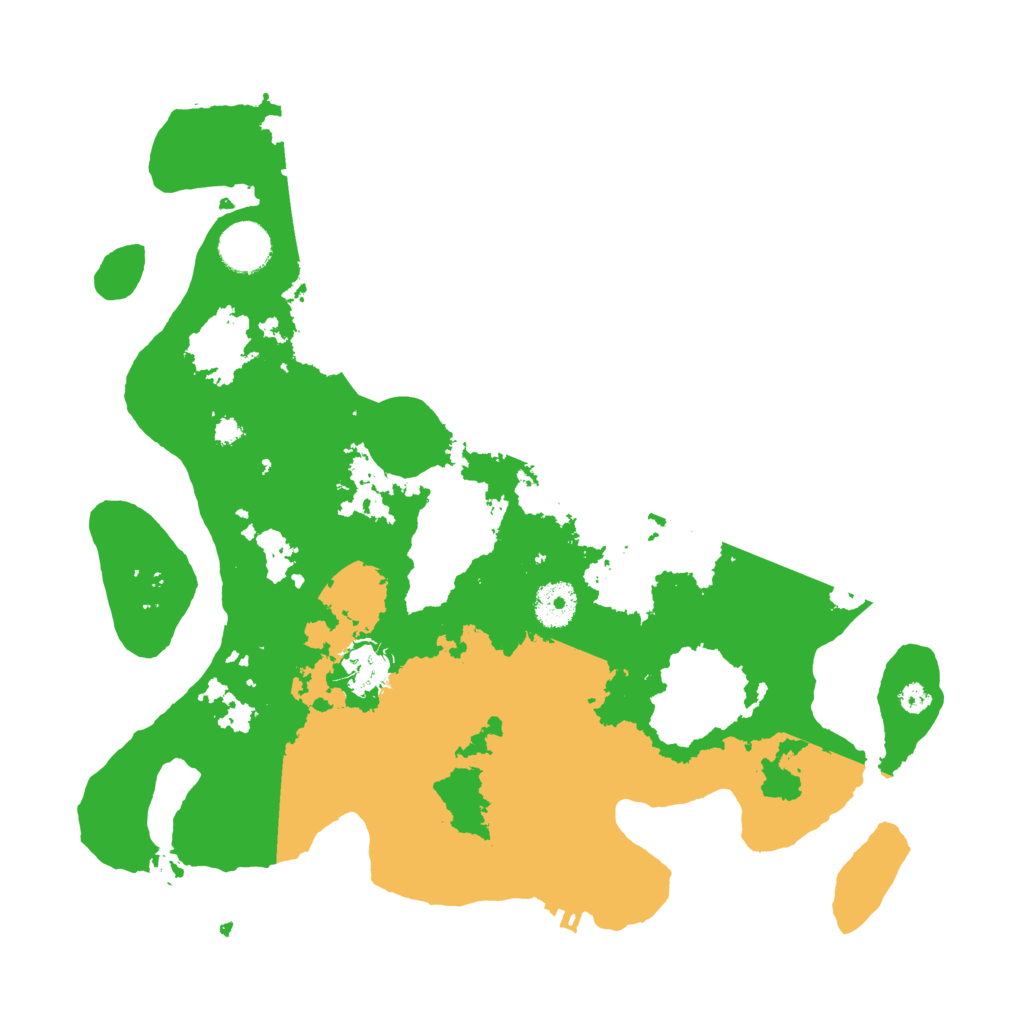 Biome Rust Map: Procedural Map, Size: 3500, Seed: 192838666