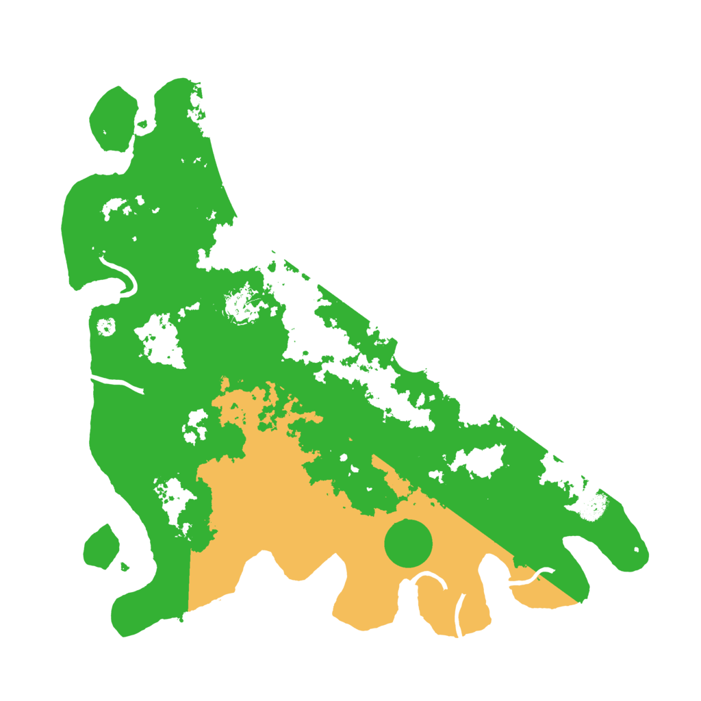 Biome Rust Map: Procedural Map, Size: 3850, Seed: 1628988553