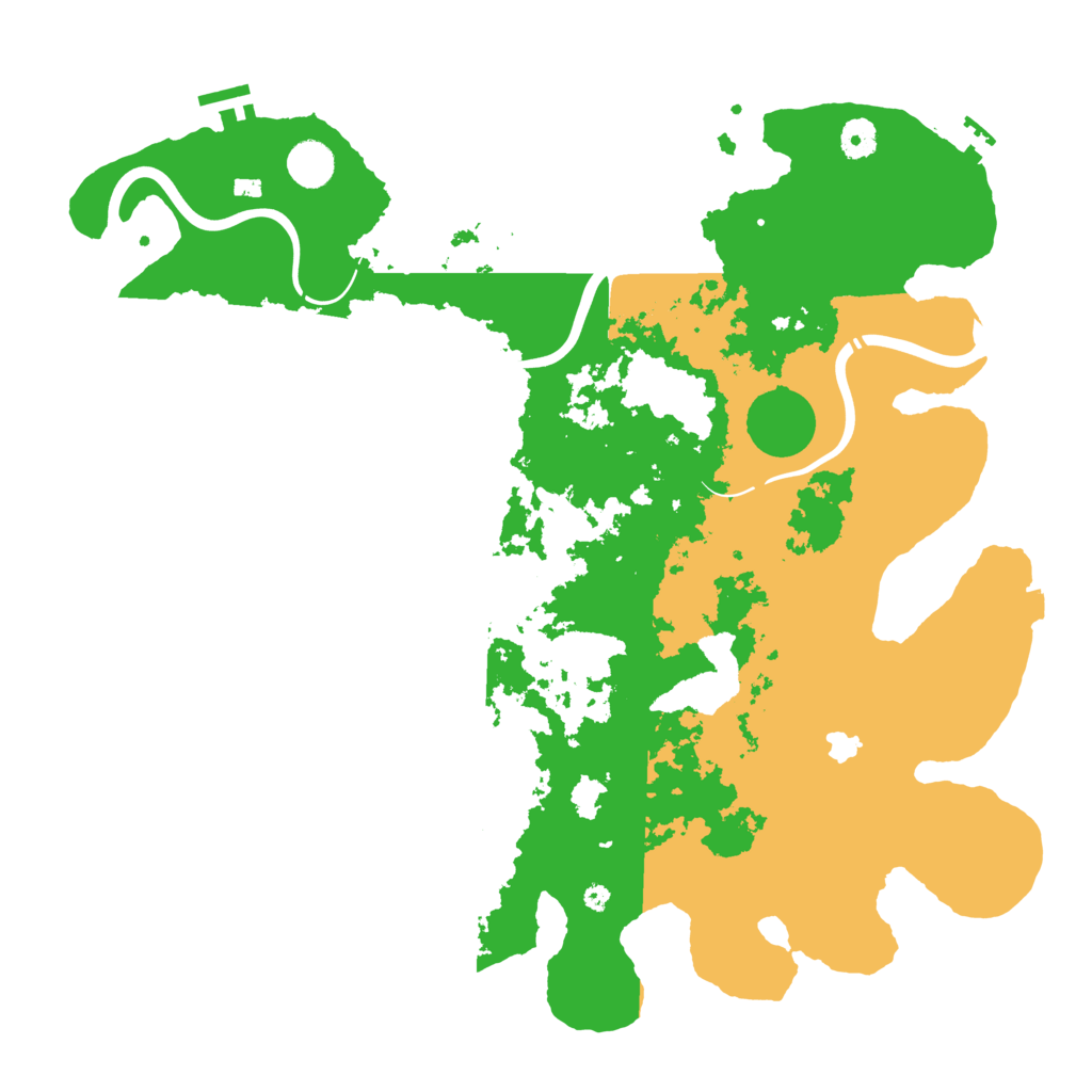 Biome Rust Map: Procedural Map, Size: 4250, Seed: 552919590