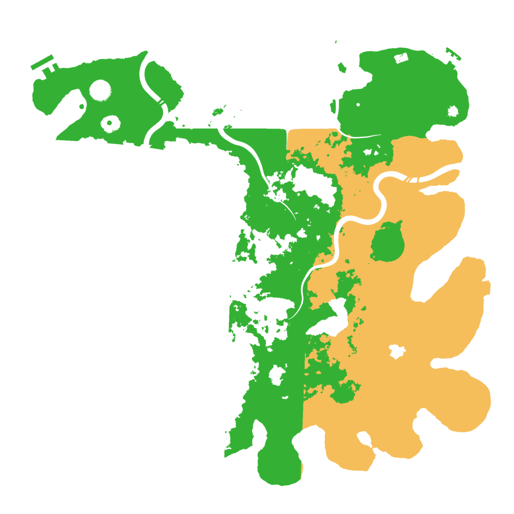 Biome Rust Map: Procedural Map, Size: 4250, Seed: 552919590