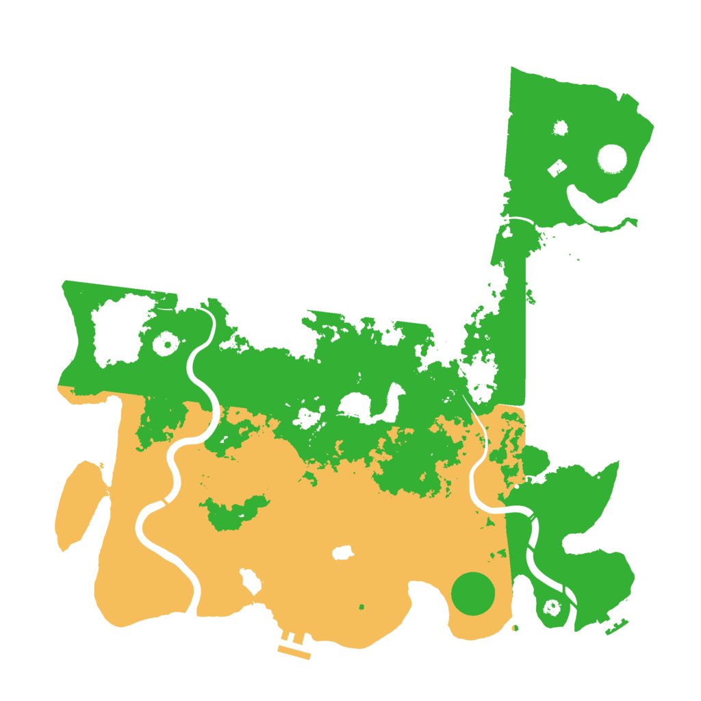 Biome Rust Map: Procedural Map, Size: 4250, Seed: 872143076