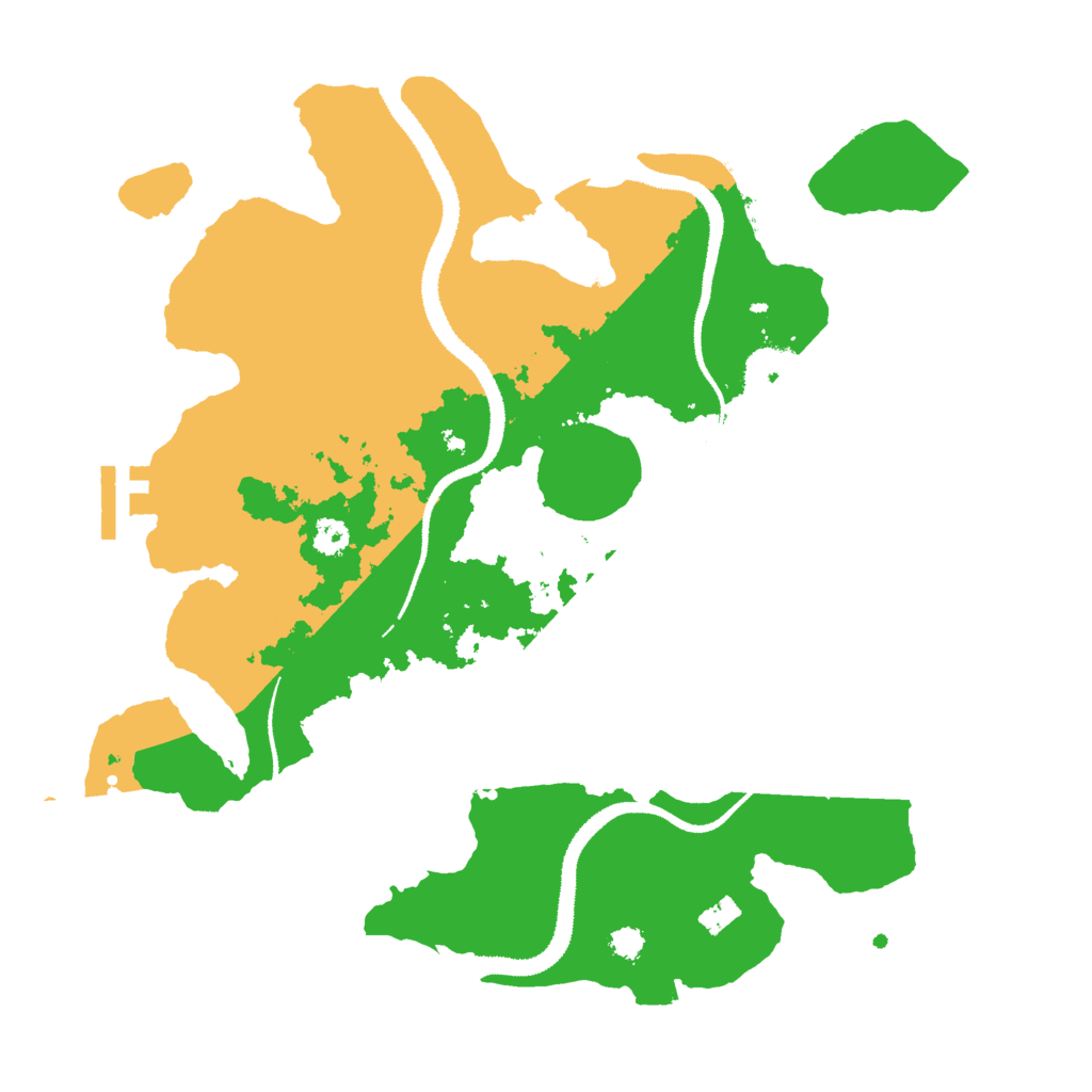 Biome Rust Map: Procedural Map, Size: 3000, Seed: 11775