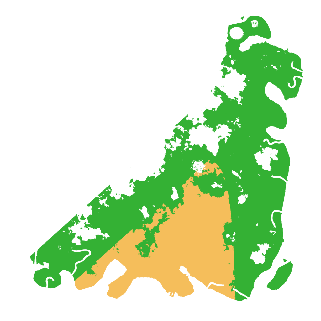 Biome Rust Map: Procedural Map, Size: 4500, Seed: 1514753596