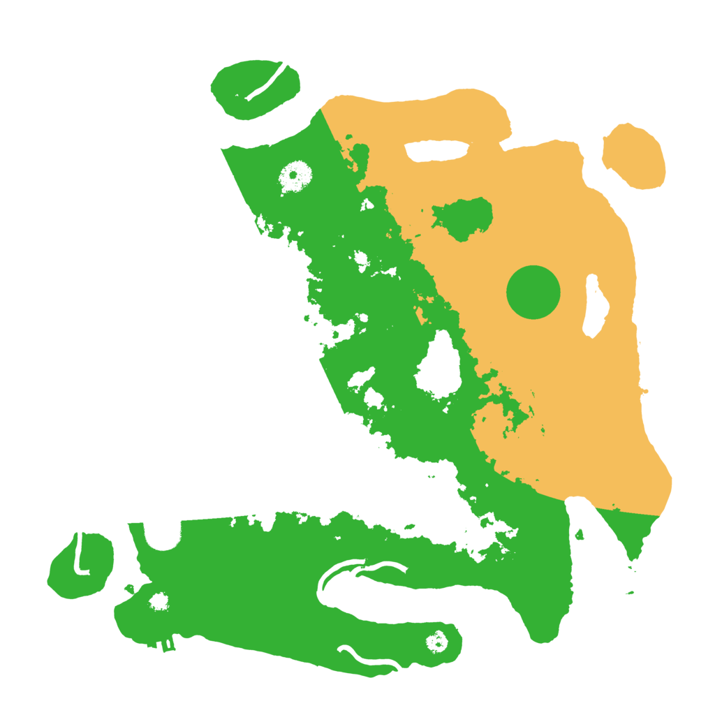 Biome Rust Map: Procedural Map, Size: 3500, Seed: 956800847