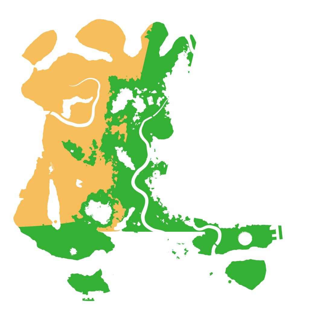 Biome Rust Map: Procedural Map, Size: 4000, Seed: 1236090246