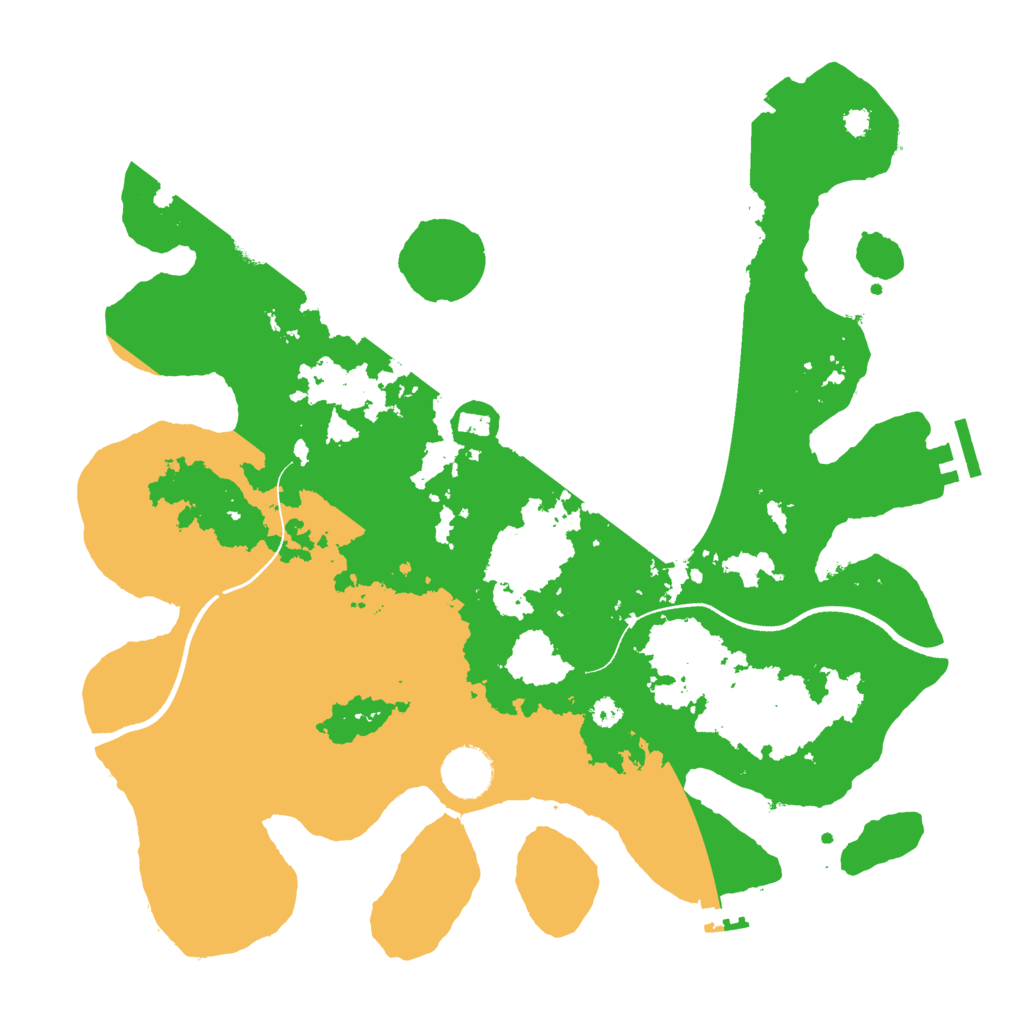 Biome Rust Map: Procedural Map, Size: 3500, Seed: 83213611