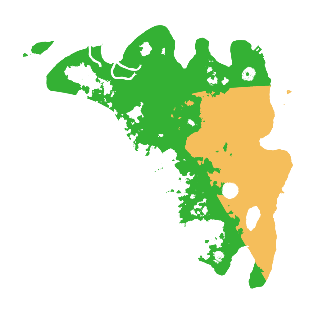 Biome Rust Map: Procedural Map, Size: 3500, Seed: 1377825616