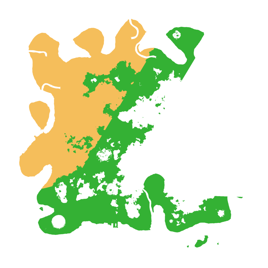 Biome Rust Map: Procedural Map, Size: 3500, Seed: 2115839746