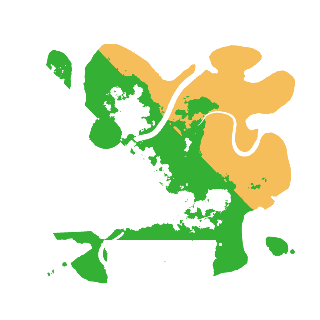 Biome Rust Map: Procedural Map, Size: 2800, Seed: 658147