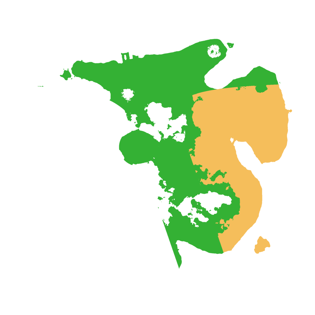 Biome Rust Map: Procedural Map, Size: 2500, Seed: 9789