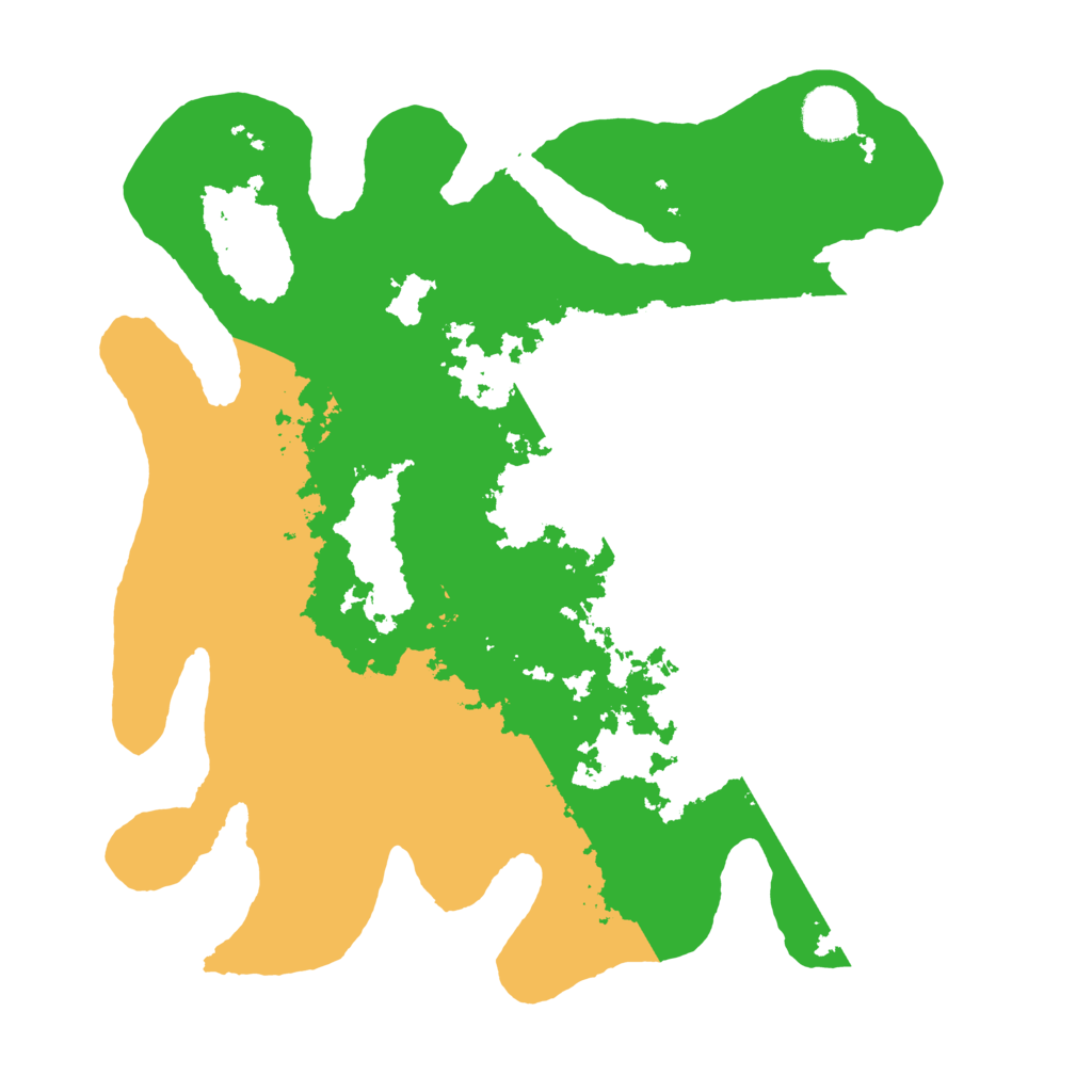 Biome Rust Map: Barren, Size: 3500, Seed: 1506122431