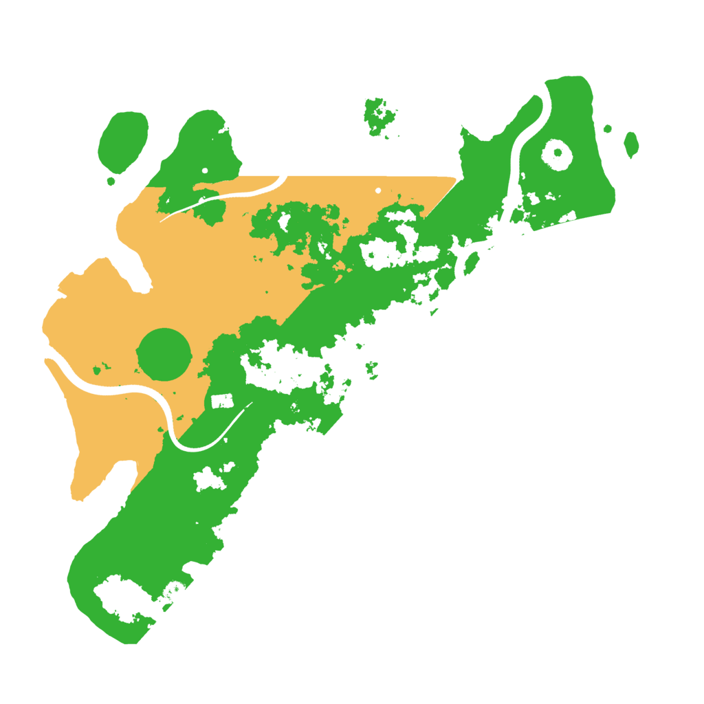Biome Rust Map: Procedural Map, Size: 3500, Seed: 137621025