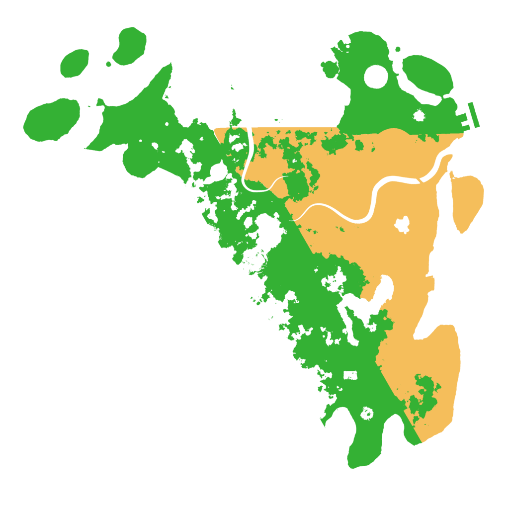 Biome Rust Map: Procedural Map, Size: 4000, Seed: 1377825616
