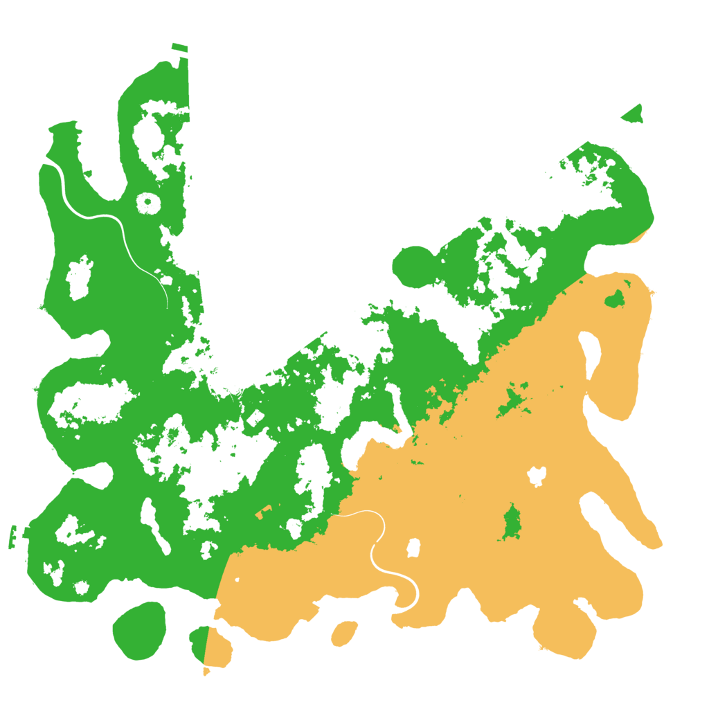 Biome Rust Map: Procedural Map, Size: 4500, Seed: 552537981