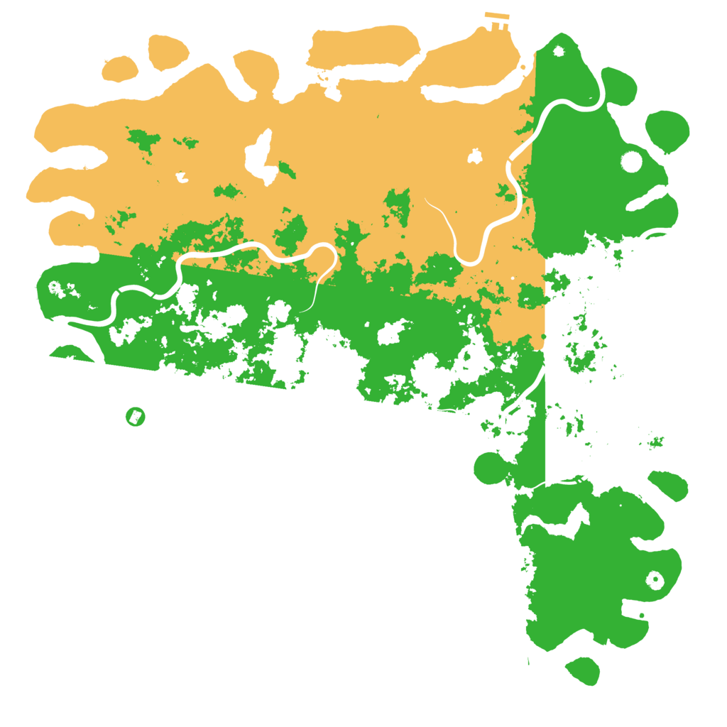 Biome Rust Map: Procedural Map, Size: 6000, Seed: 334572069