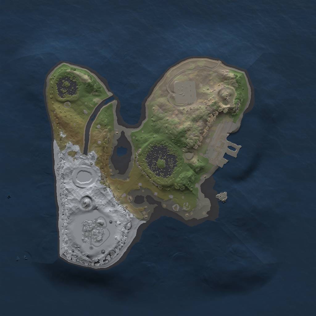 Rust Map: Procedural Map, Size: 1500, Seed: 1152796765, 6 Monuments