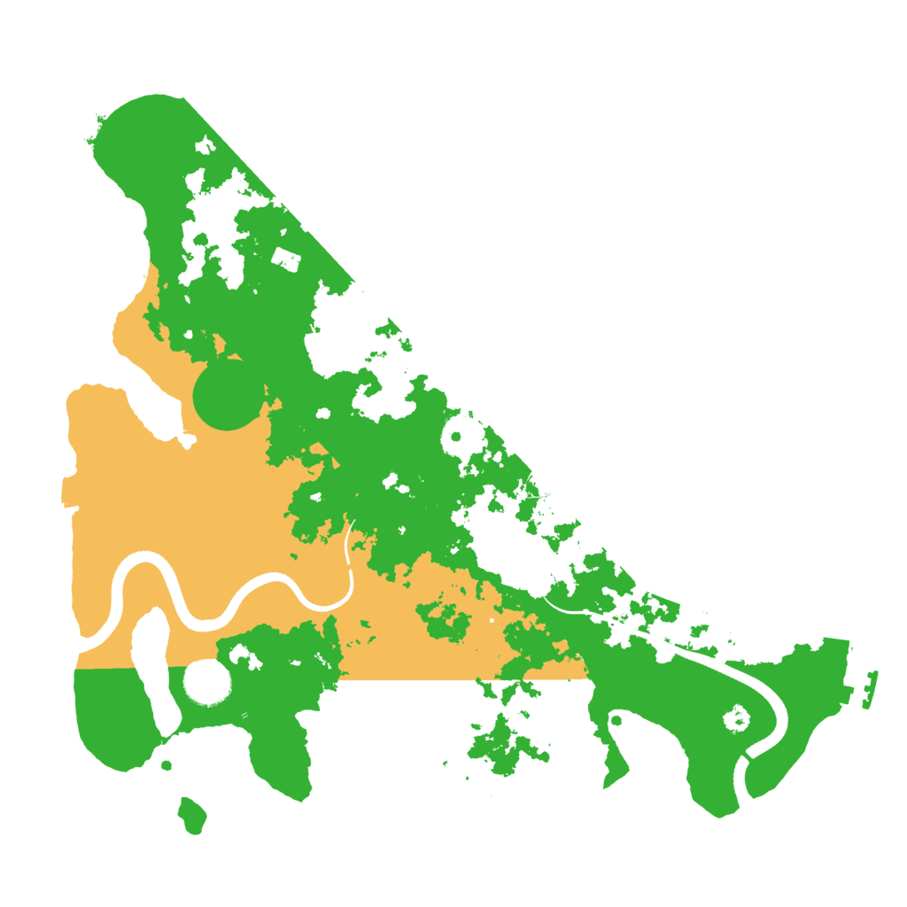 Biome Rust Map: Procedural Map, Size: 3500, Seed: 685754
