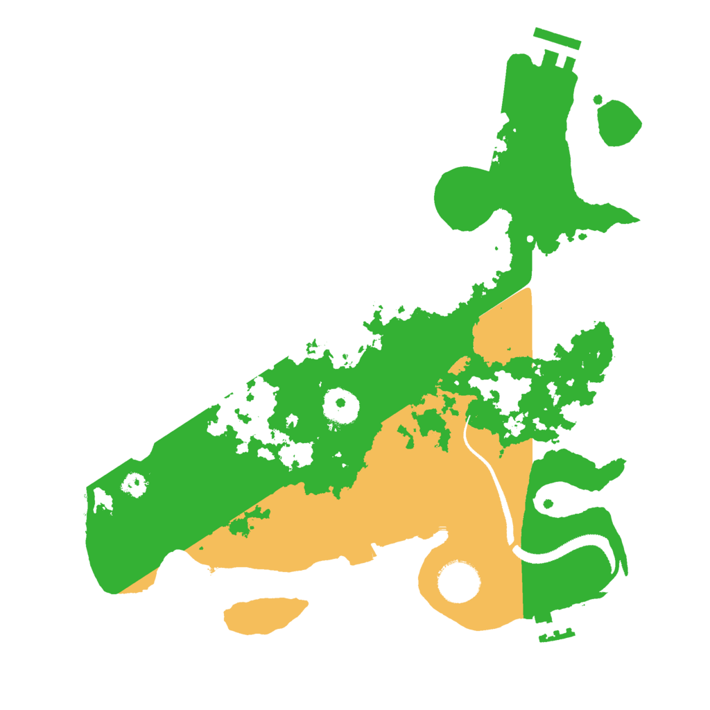 Biome Rust Map: Procedural Map, Size: 3000, Seed: 66733