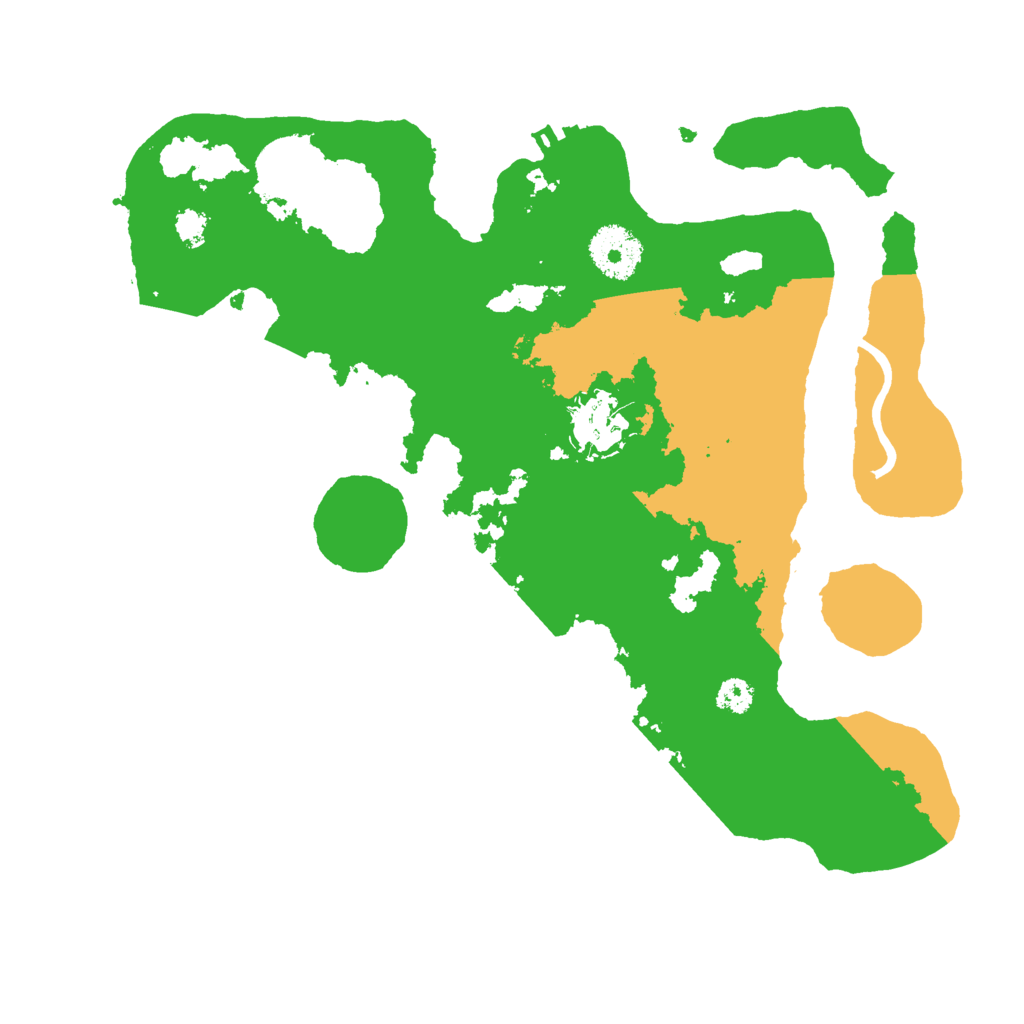 Biome Rust Map: Procedural Map, Size: 3000, Seed: 32821