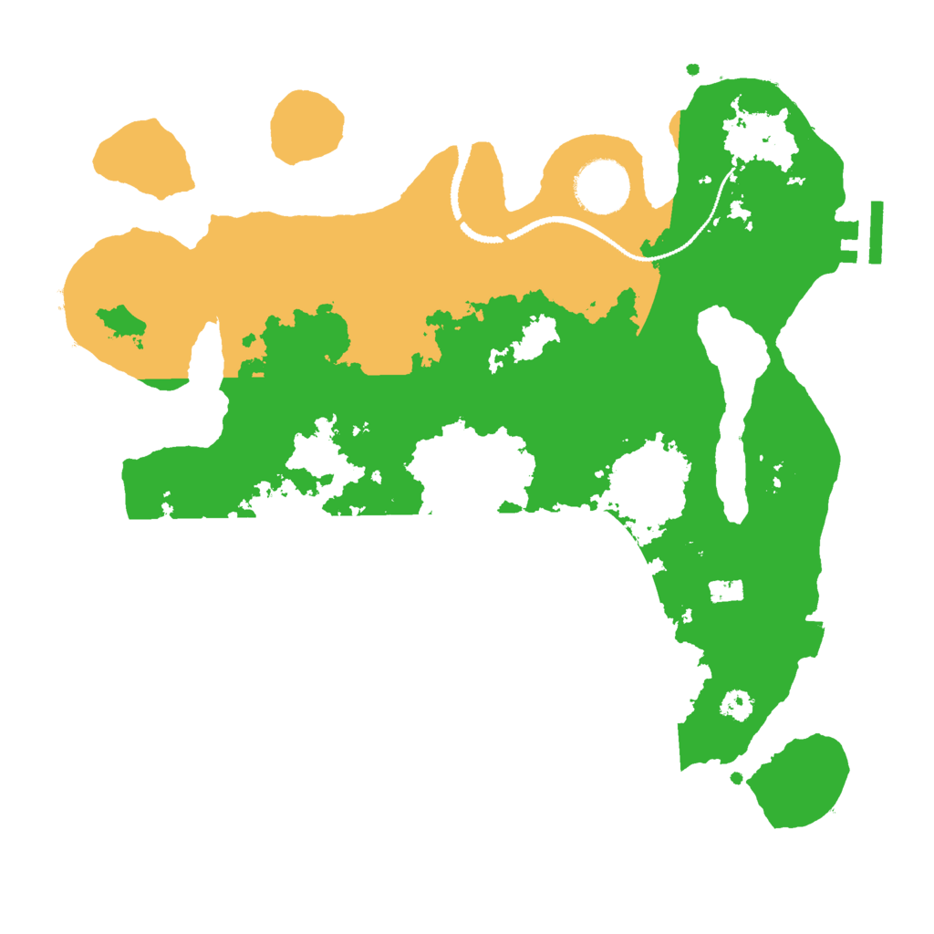 Biome Rust Map: Procedural Map, Size: 3000, Seed: 21176