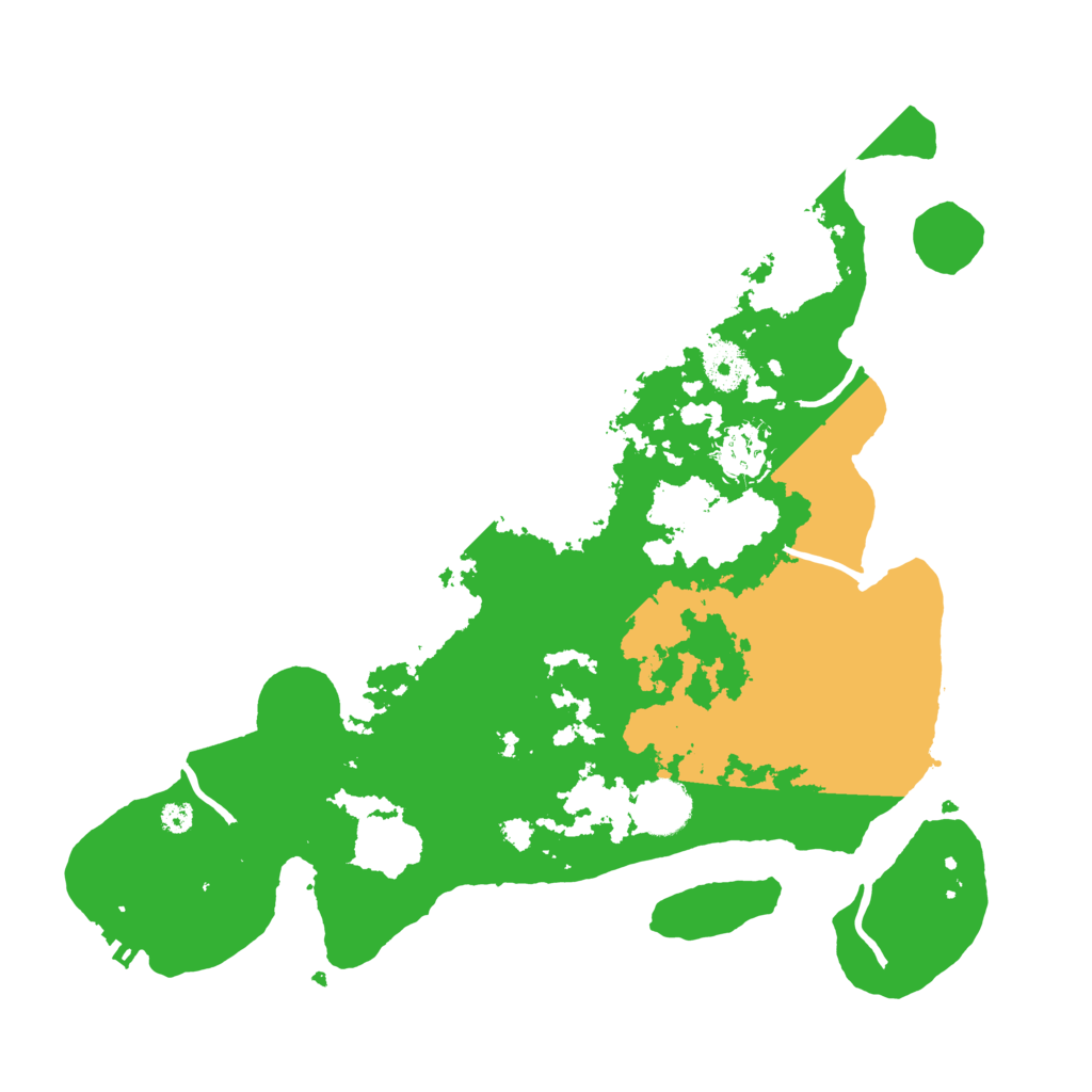 Biome Rust Map: Procedural Map, Size: 3500, Seed: 12199617