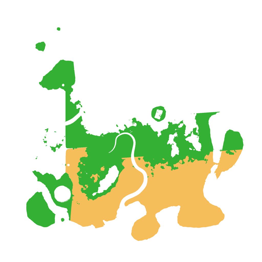 Biome Rust Map: Procedural Map, Size: 3000, Seed: 1242108312