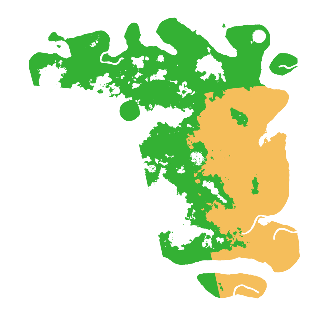 Biome Rust Map: Procedural Map, Size: 4200, Seed: 23008