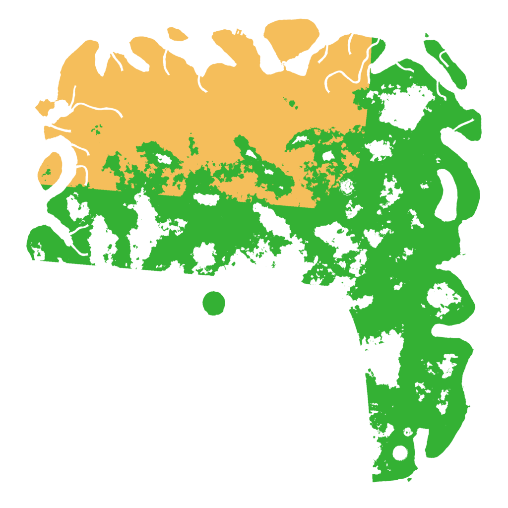 Biome Rust Map: Procedural Map, Size: 6000, Seed: 67211772