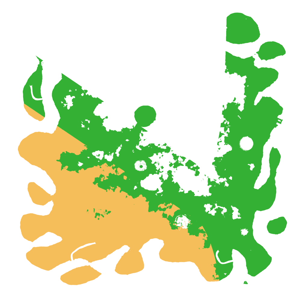 Biome Rust Map: Procedural Map, Size: 4000, Seed: 4111