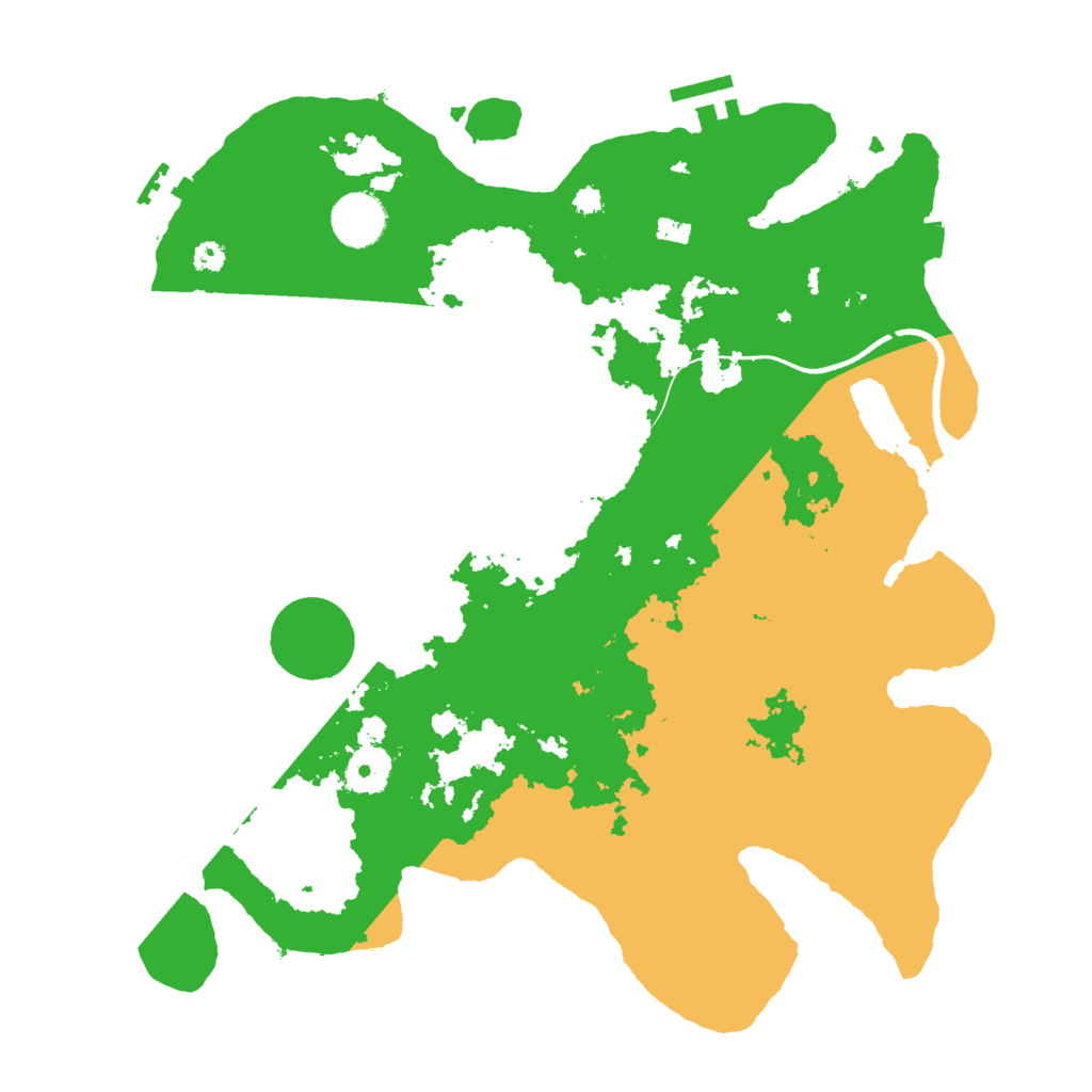 Biome Rust Map: Procedural Map, Size: 3500, Seed: 67522757