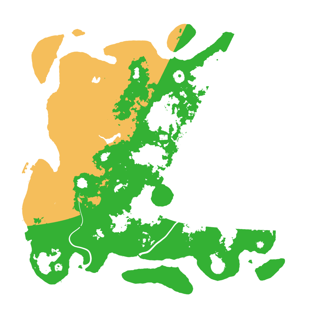 Biome Rust Map: Procedural Map, Size: 4000, Seed: 7816304