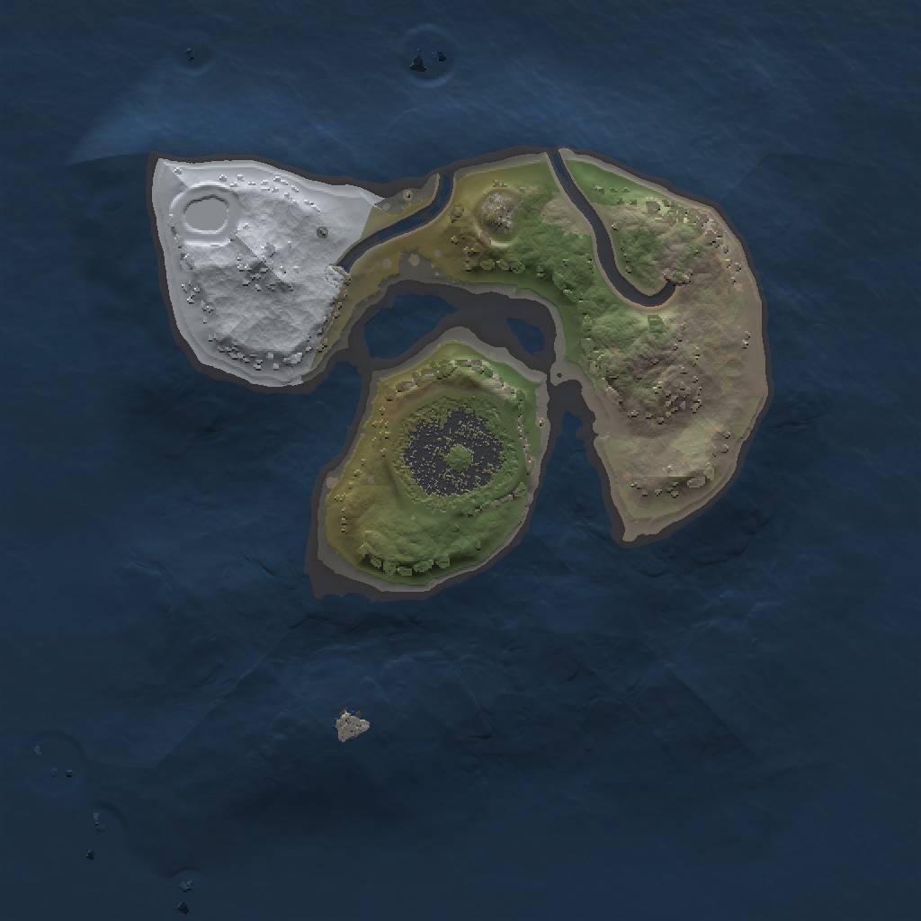 Rust Map: Procedural Map, Size: 1500, Seed: 294371510, 4 Monuments