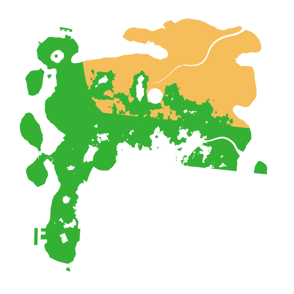 Biome Rust Map: Procedural Map, Size: 3500, Seed: 1703561062