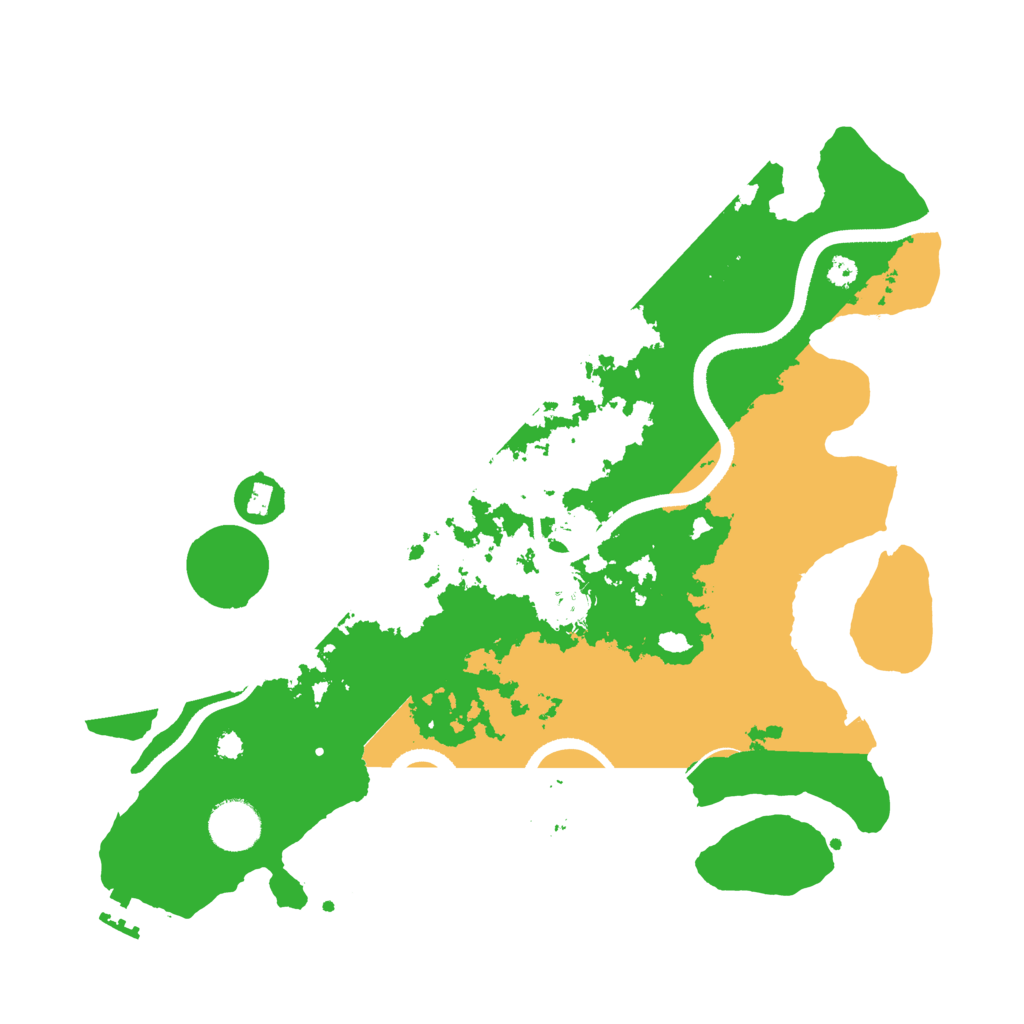 Biome Rust Map: Procedural Map, Size: 3500, Seed: 20220930