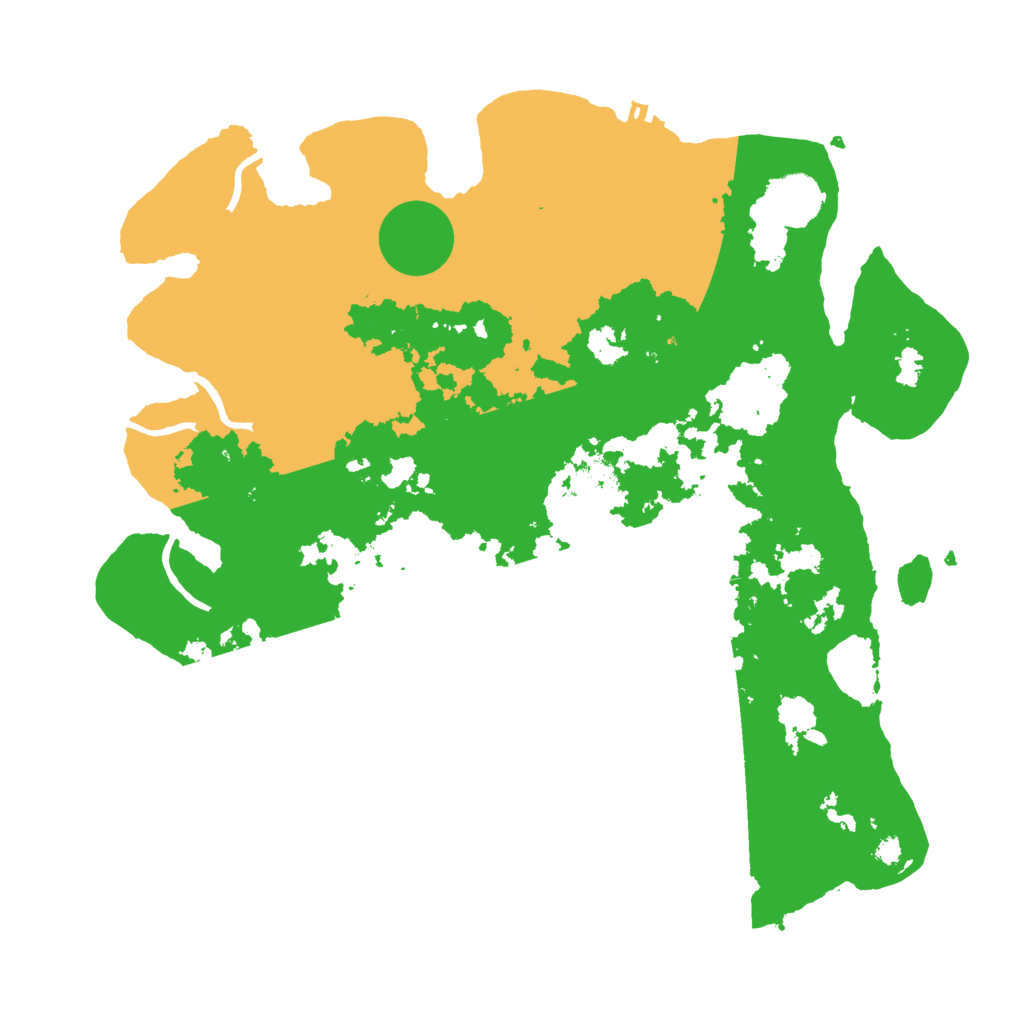 Biome Rust Map: Procedural Map, Size: 3603, Seed: 993459