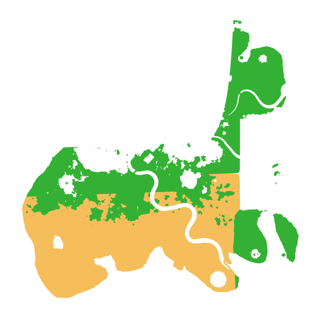 Biome Rust Map: Procedural Map, Size: 3500, Seed: 1931058718