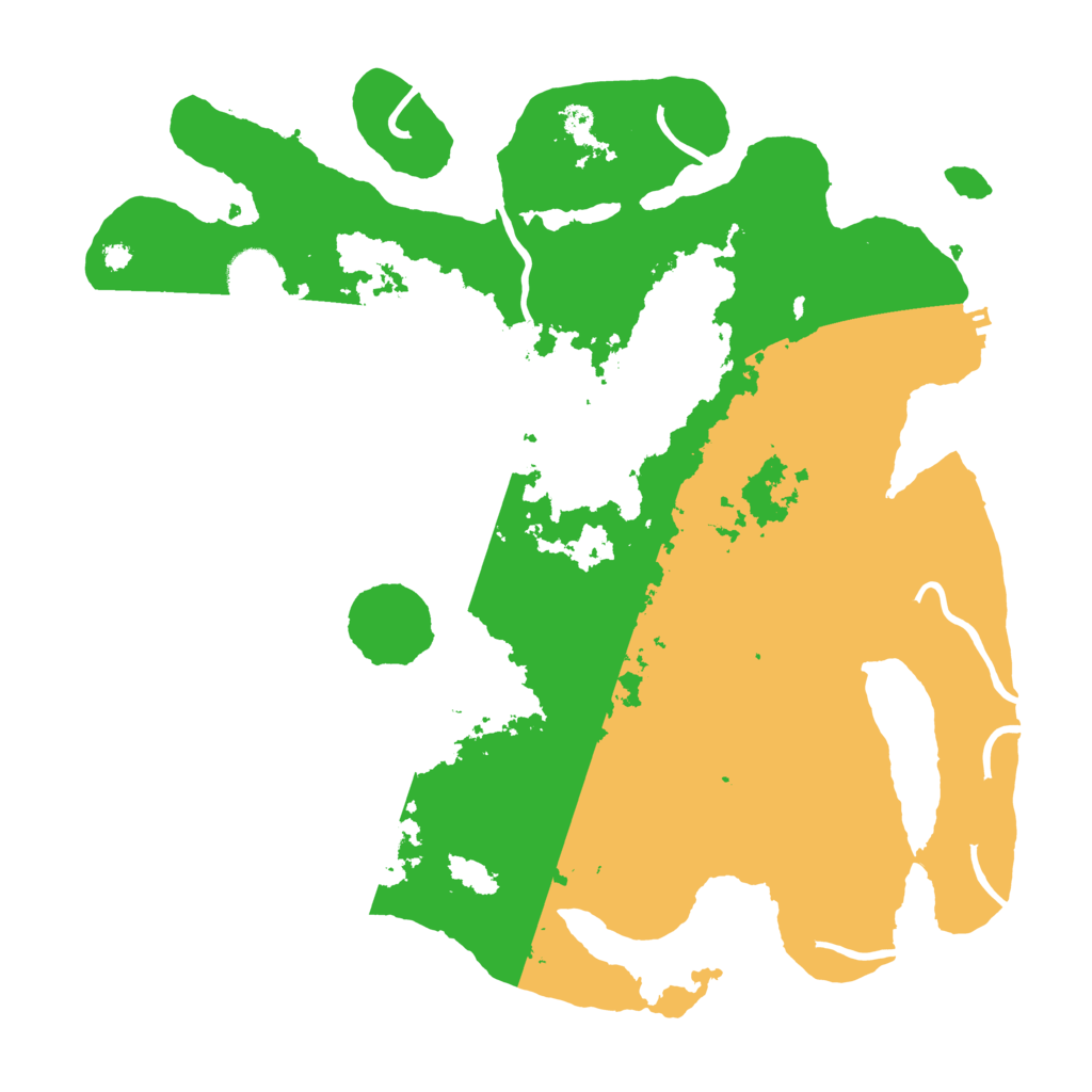 Biome Rust Map: Procedural Map, Size: 3700, Seed: 630896594