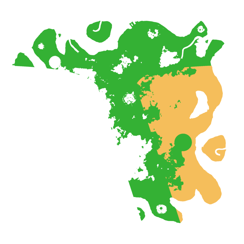 Biome Rust Map: Procedural Map, Size: 3700, Seed: 554674712