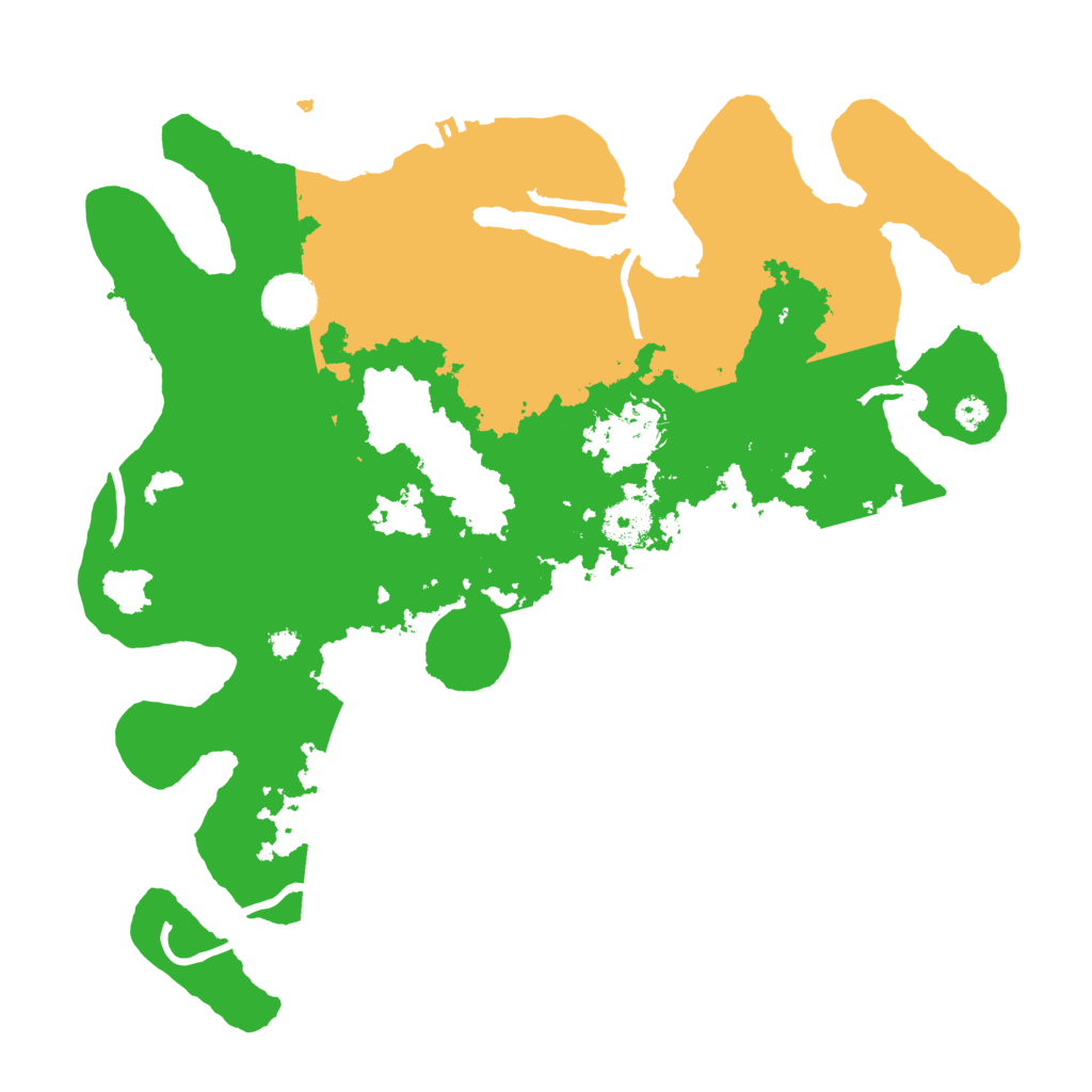 Biome Rust Map: Procedural Map, Size: 3500, Seed: 97828720