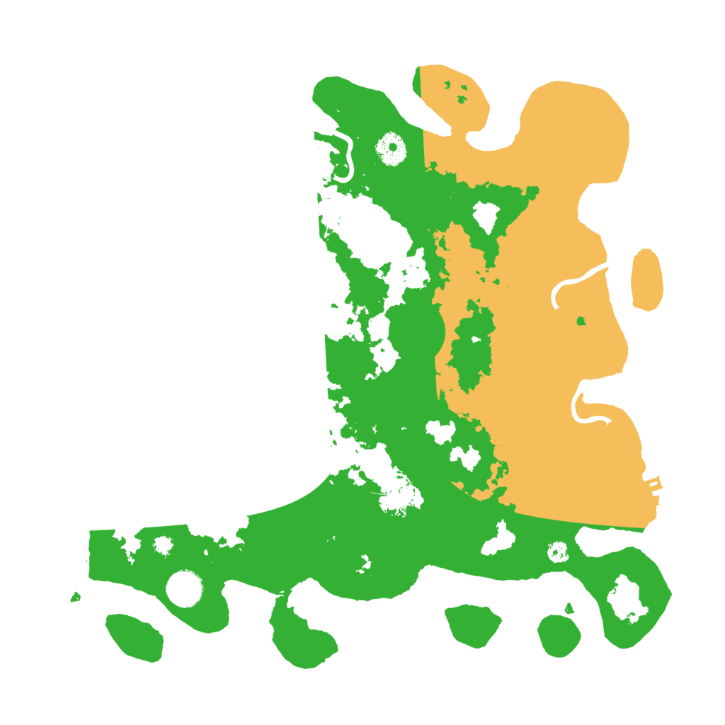 Biome Rust Map: Procedural Map, Size: 3500, Seed: 892447850