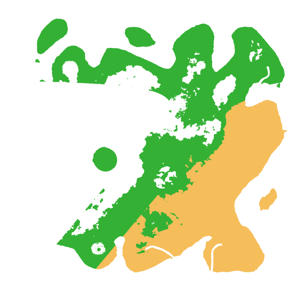 Biome Rust Map: Procedural Map, Size: 3500, Seed: 484719