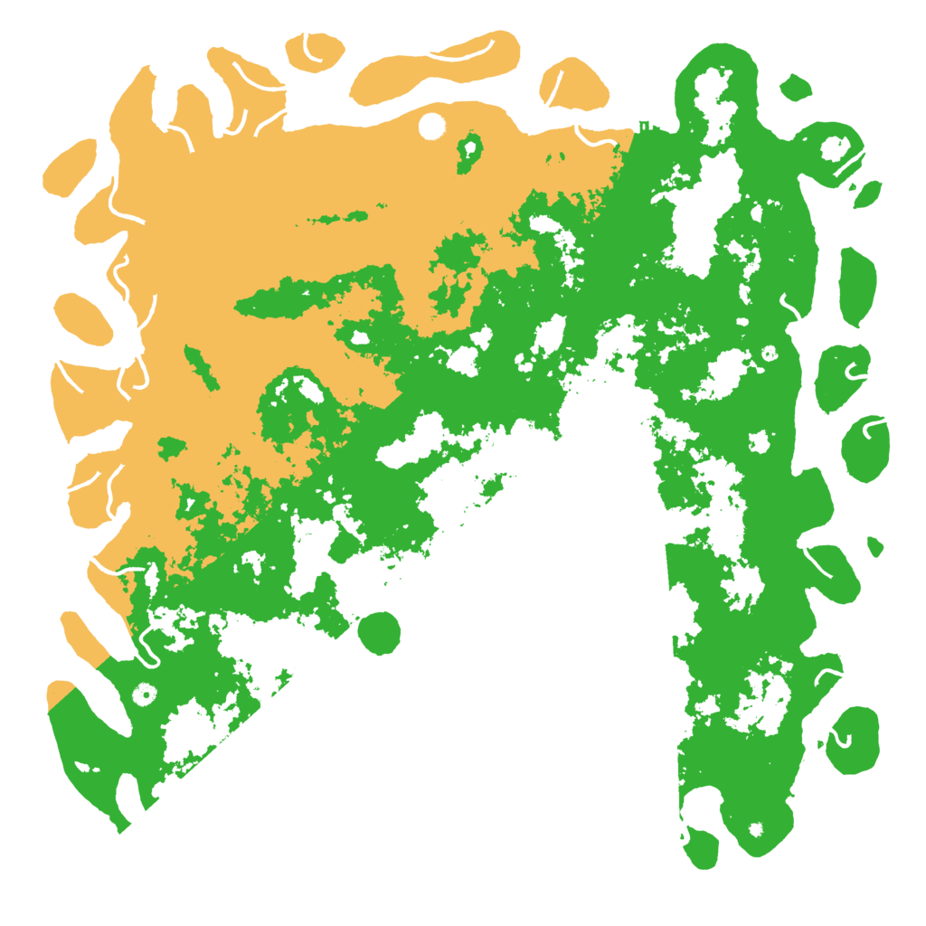 Biome Rust Map: Procedural Map, Size: 6000, Seed: 19961999