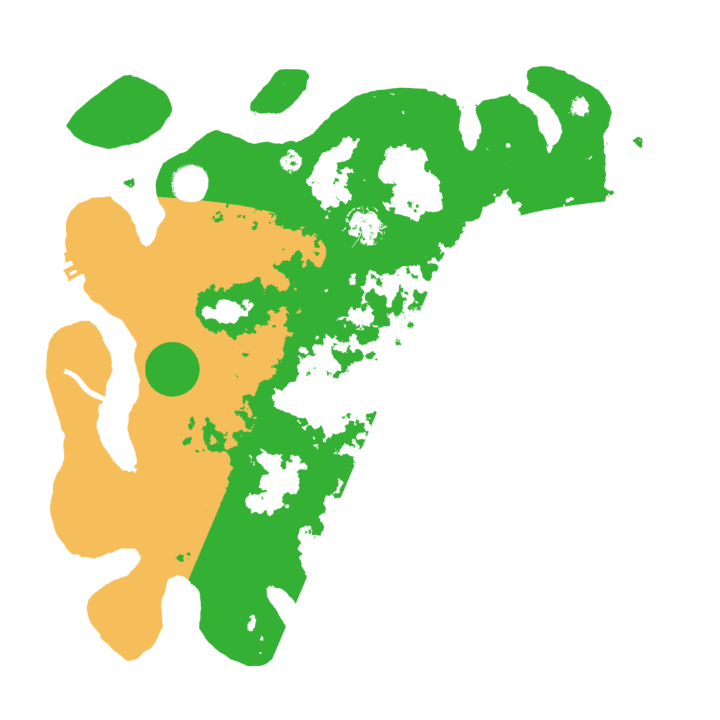 Biome Rust Map: Procedural Map, Size: 3500, Seed: 202210022