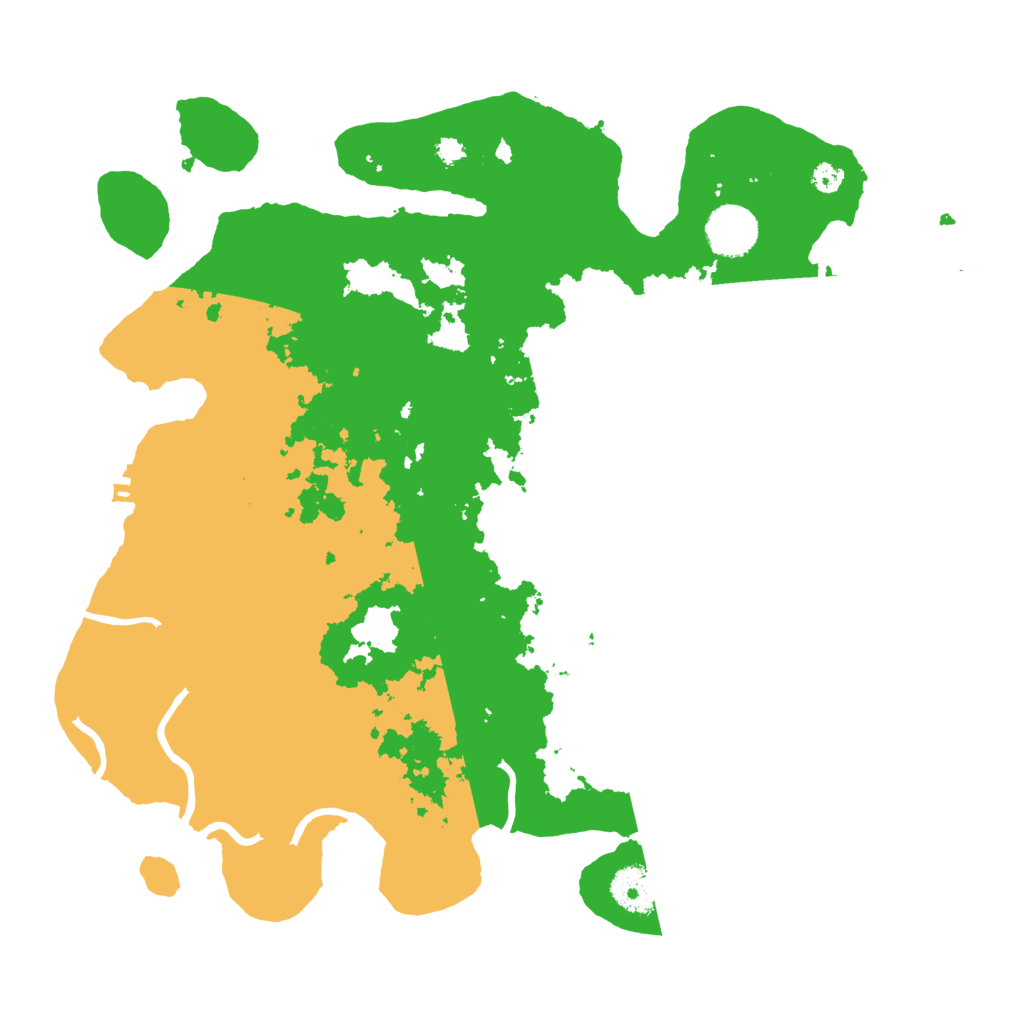 Biome Rust Map: Procedural Map, Size: 3500, Seed: 11886122