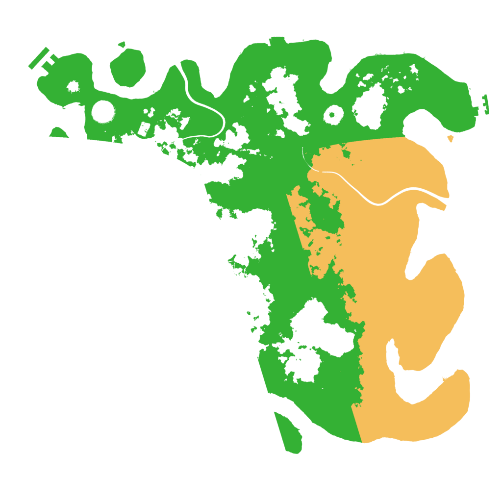 Biome Rust Map: Procedural Map, Size: 3850, Seed: 509166794