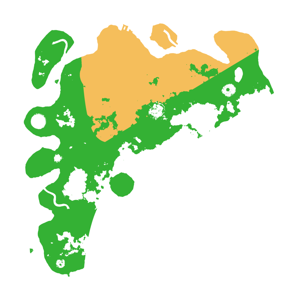 Biome Rust Map: Procedural Map, Size: 3500, Seed: 412362145