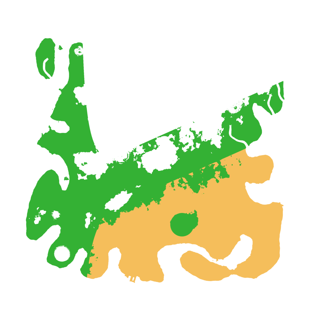 Biome Rust Map: Procedural Map, Size: 3500, Seed: 1260272543