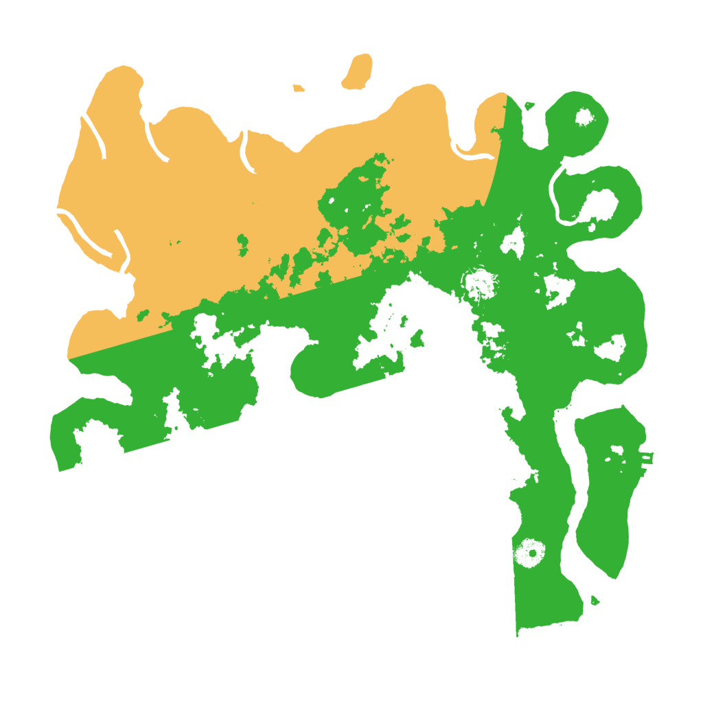 Biome Rust Map: Procedural Map, Size: 3700, Seed: 758011822