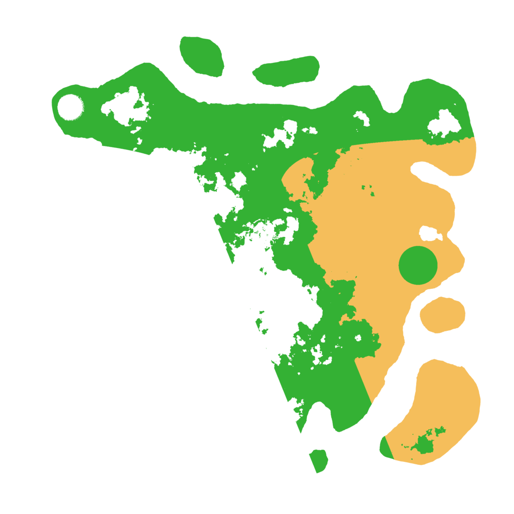 Biome Rust Map: Barren, Size: 3500, Seed: 477686790